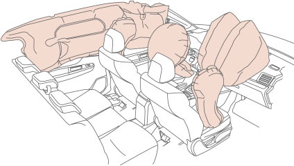 Subaru XV подушки безопасности