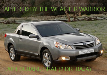 Фантазия на тему пикапа Subaru на платформе Subaru Outback IV