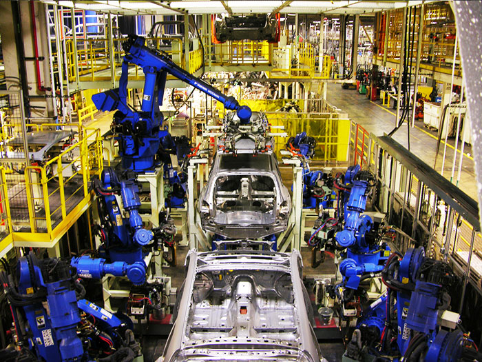 завод Субару(Subaru) в Америке